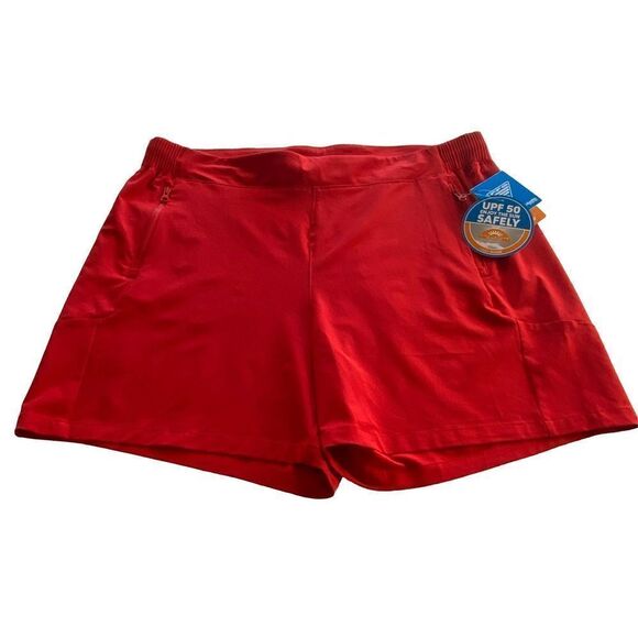 COLUMBIA WOMEN'S 1X Tidal II Short Color: RED SPARK - Picture 7 of 11